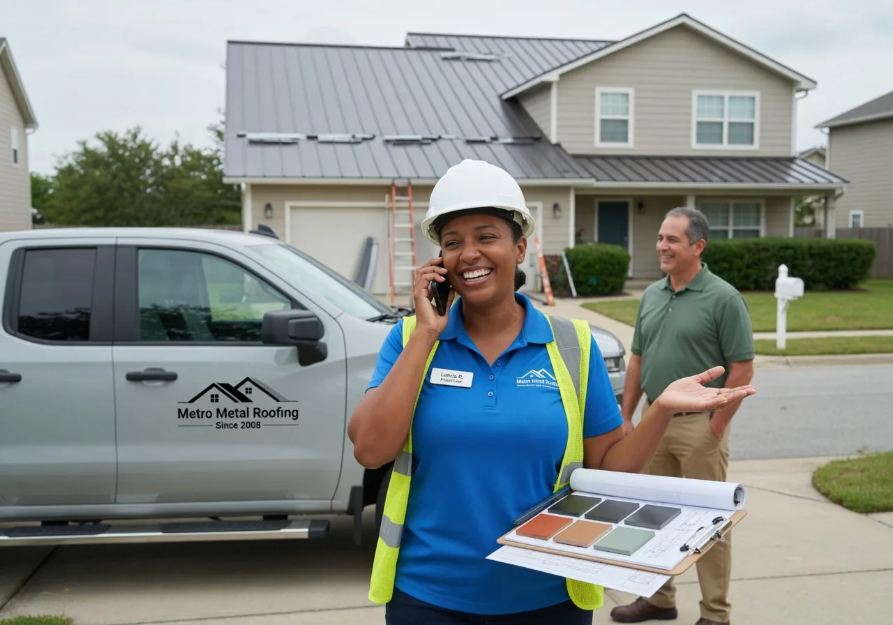 Storm Damage Metal Roof Repair in Cowlesville, NY